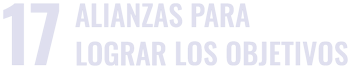 ods 17 alianzas para lograr los objetivos