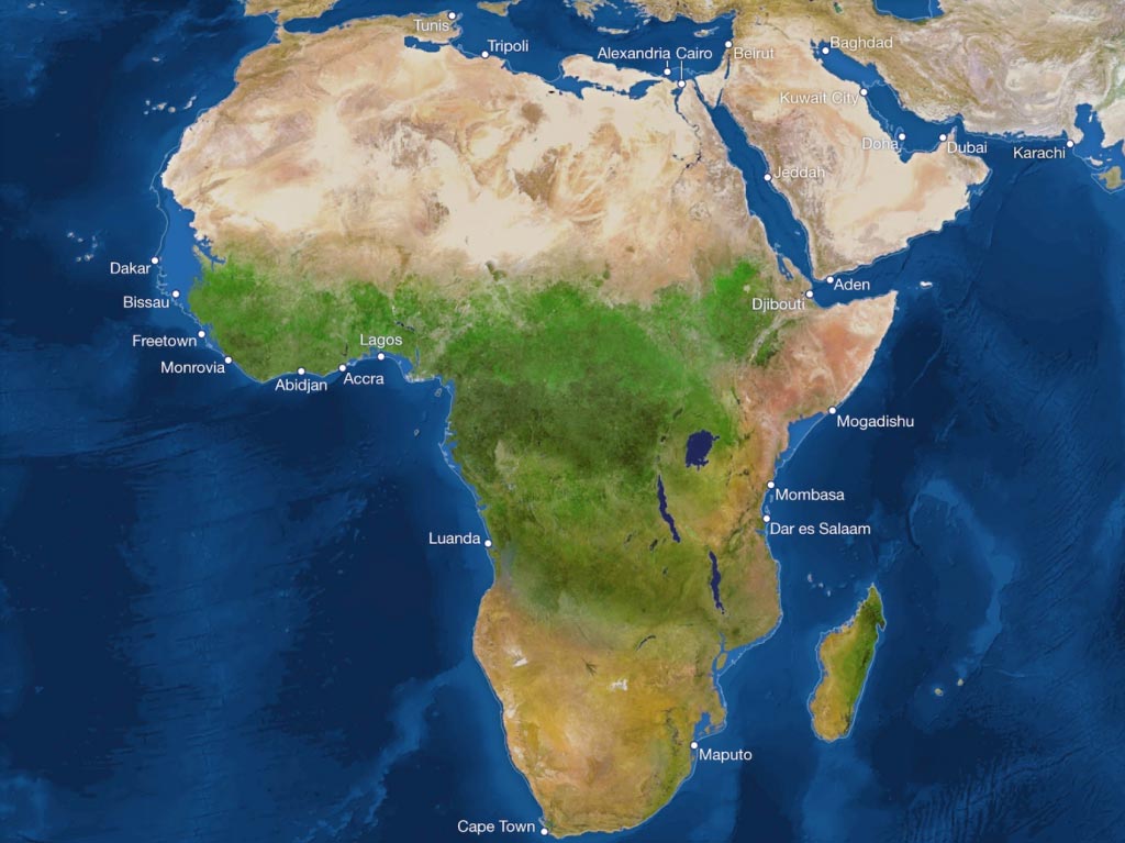 africa melted ice