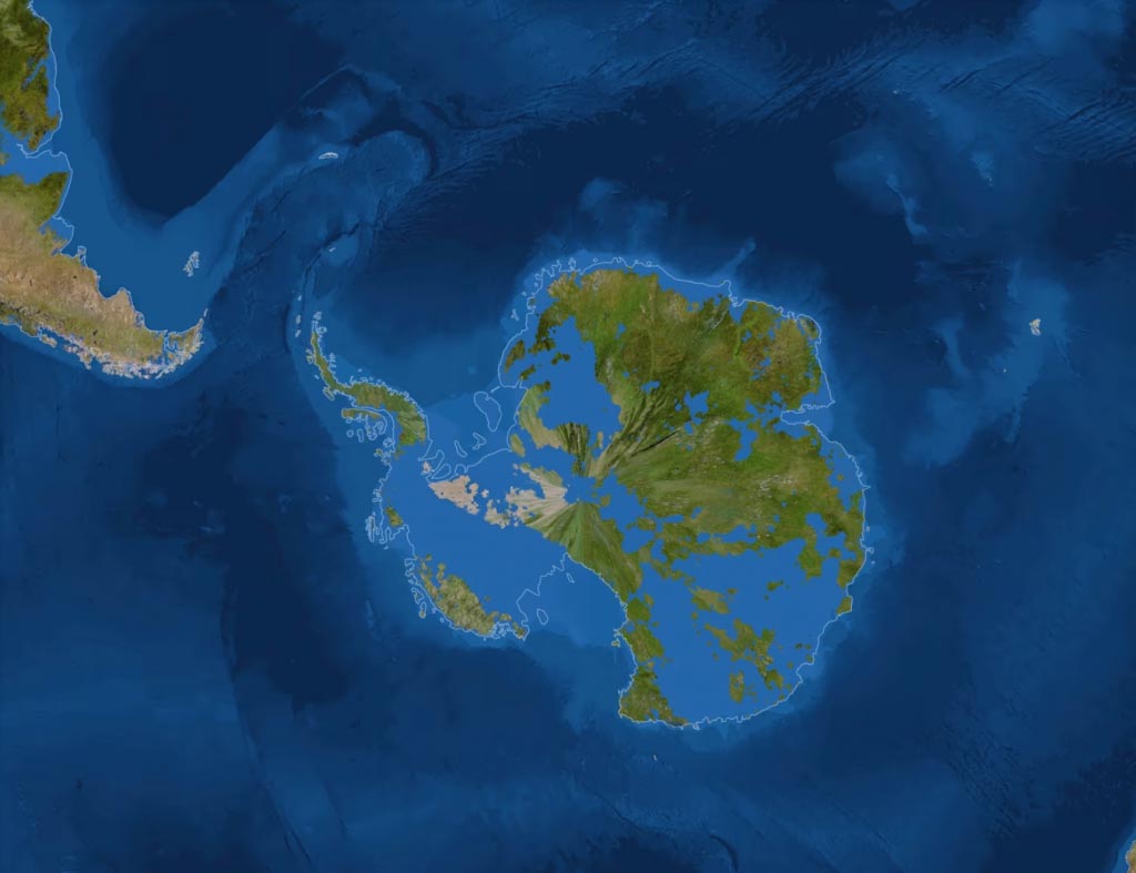 antarctica melted ice