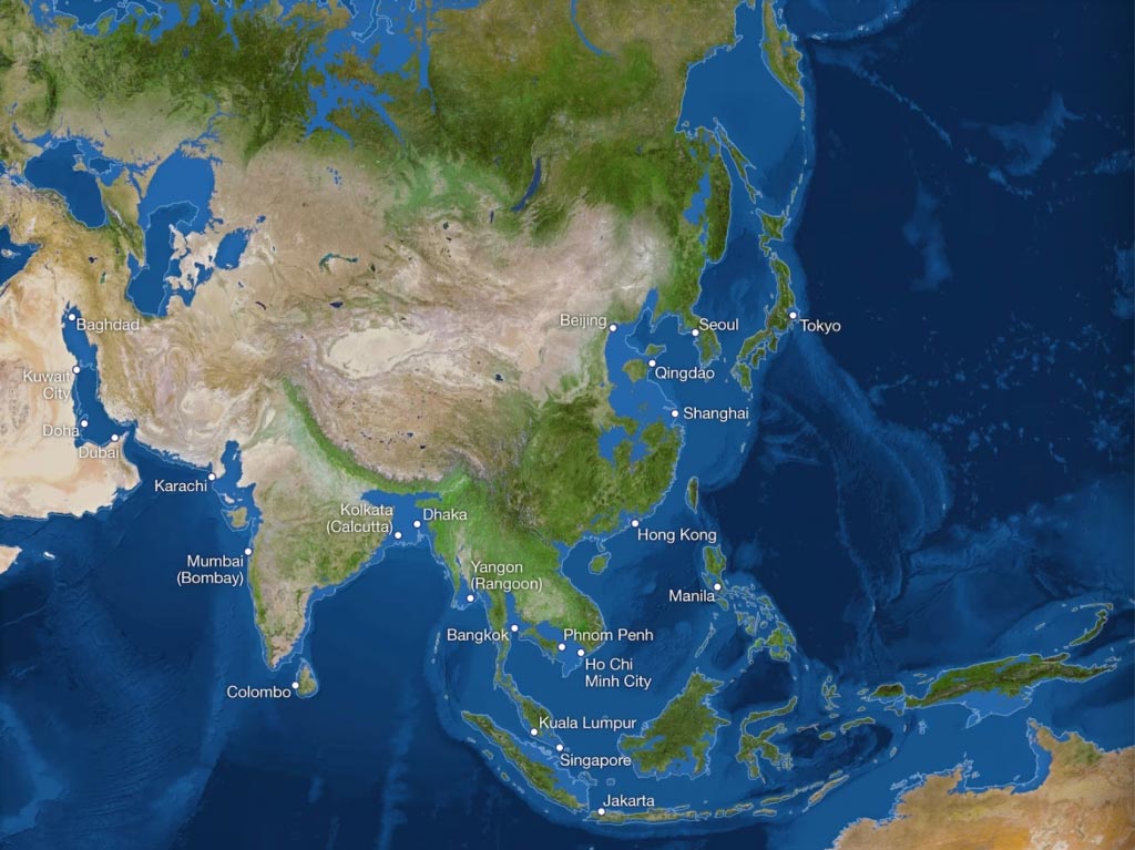 asia melted ice