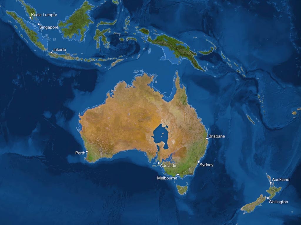 australia melted ice