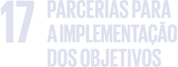parcerias para a implementacao dos objetivos sdg 17
